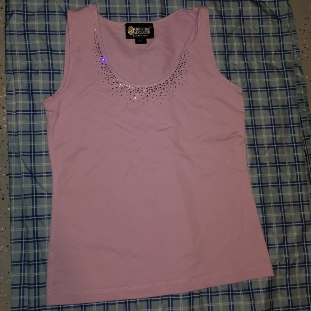 Bejeweled Light Pink Top